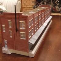 Yet Another view of my Work-In-Progress, the kitbashed freight house