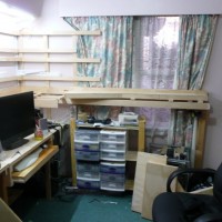 Room redecoration, bookshelves