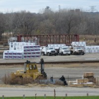 Unloading Center Panel in EP yard