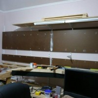 Hanging a backdrop - main deck part 2
