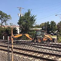 CSX maintenance working on the railraod