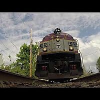 [VIDEO] Underneath MBTA 1129, shot on GoPro