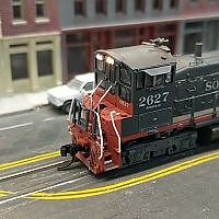 N Scale SP SW1500 Kitbash with Loksound 5 Sound Decoder