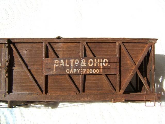 B&O old time boxcar of 1867