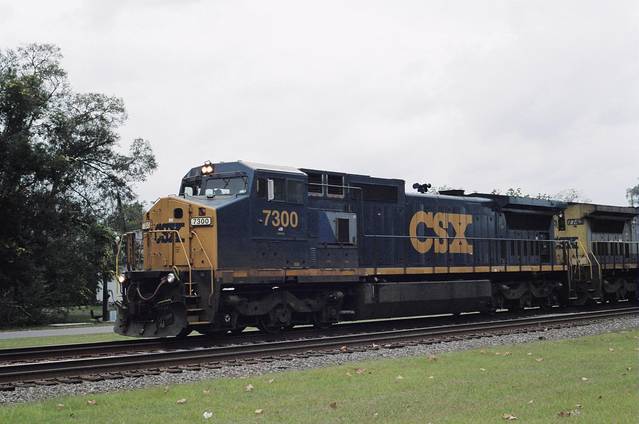 CSX 7300 Southbound Folkston,GA