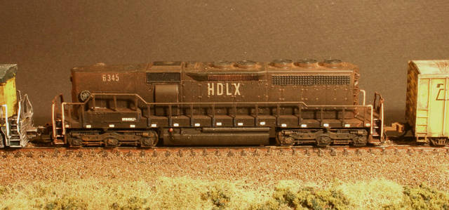 First attempt at kit-bashing_N-Scale, HDLX SD40B_2006