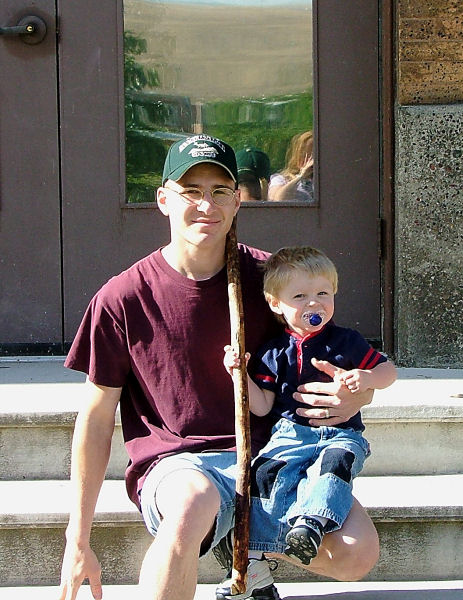 Glen and Daddy at Missoula