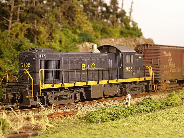 Mixed Train B&O RS-1  9185