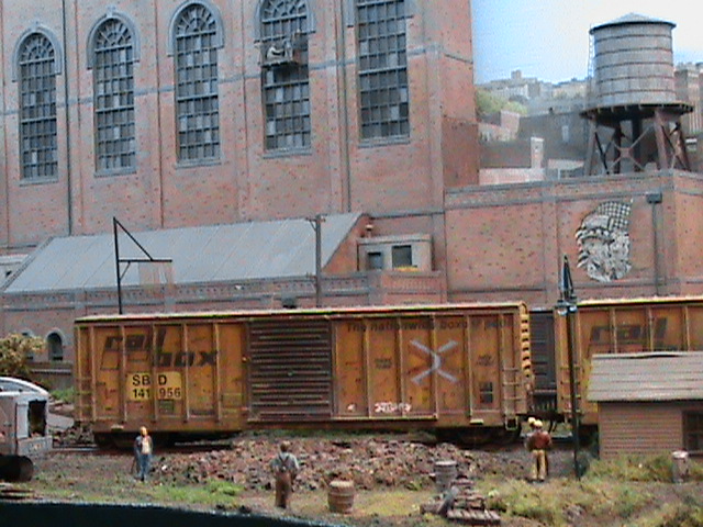 Rail Box weathered cars